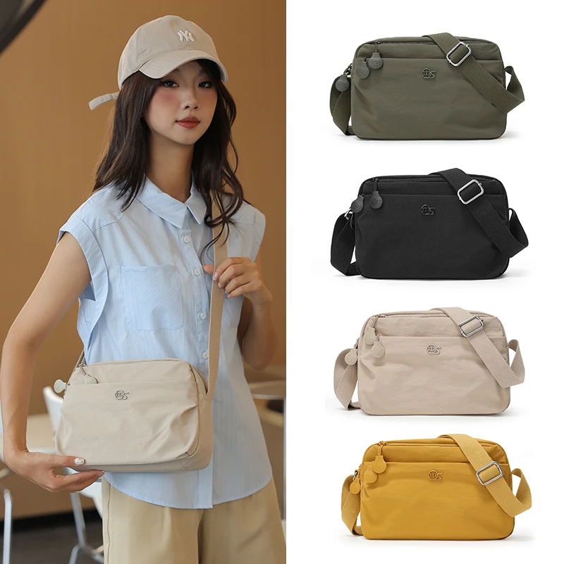 杏语梵做旧便携款防刮运动风日式斜挎包布包ins百搭休闲包