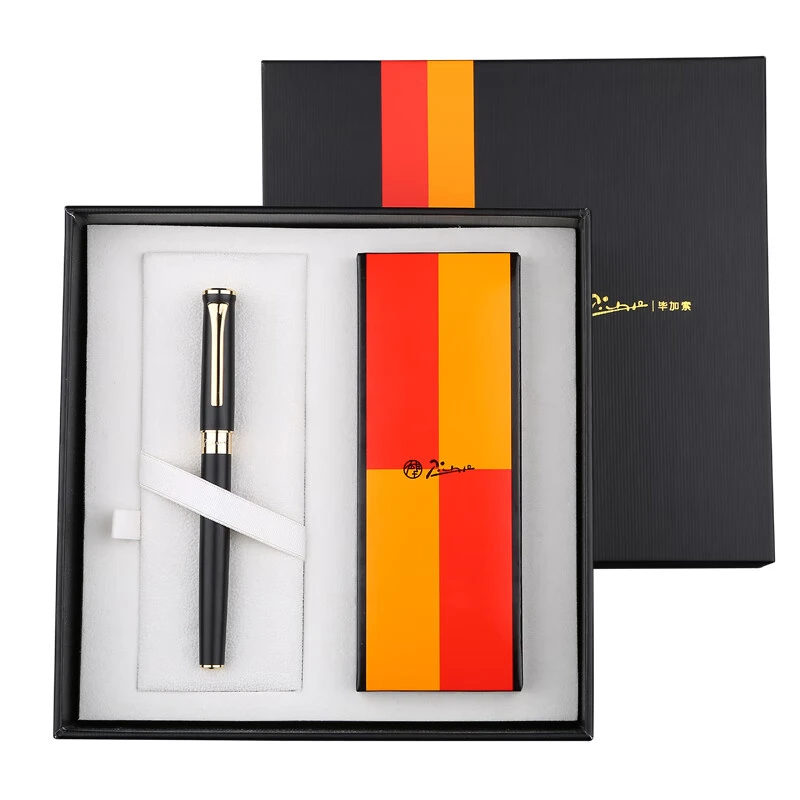 毕加索988签字笔宝珠笔笔芯大礼盒套装商务办公礼品定制签名用笔