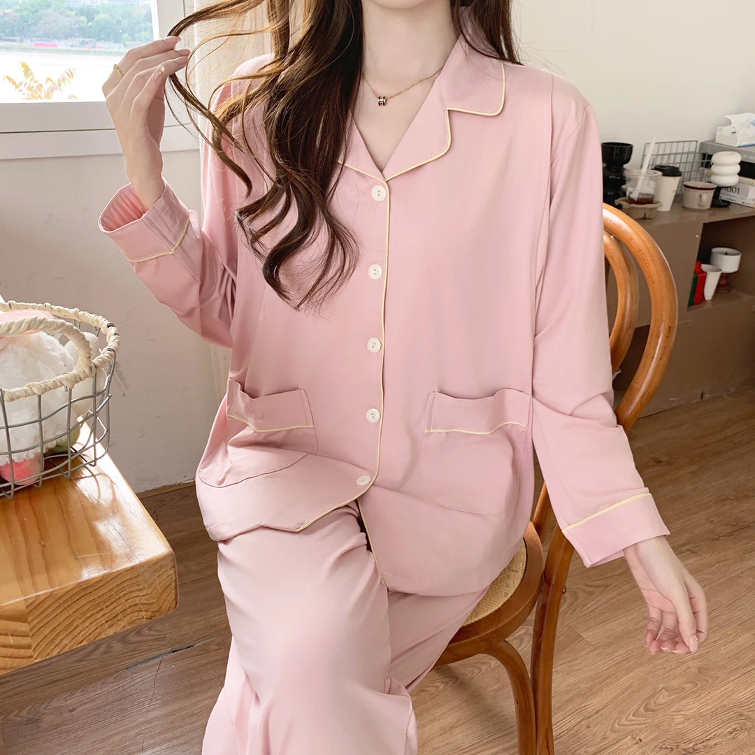 【纯棉月子服-可拆卸胸垫】春夏季月子服产后哺乳产妇孕妇喂奶睡衣5