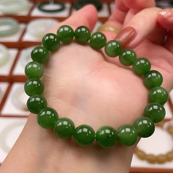 和田玉（碧玉）未镶嵌手串