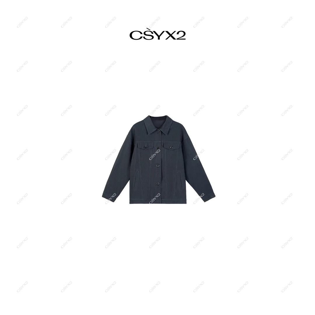 CsyX2-2025S/S早秋新款系扣时尚外套CA3QQ001