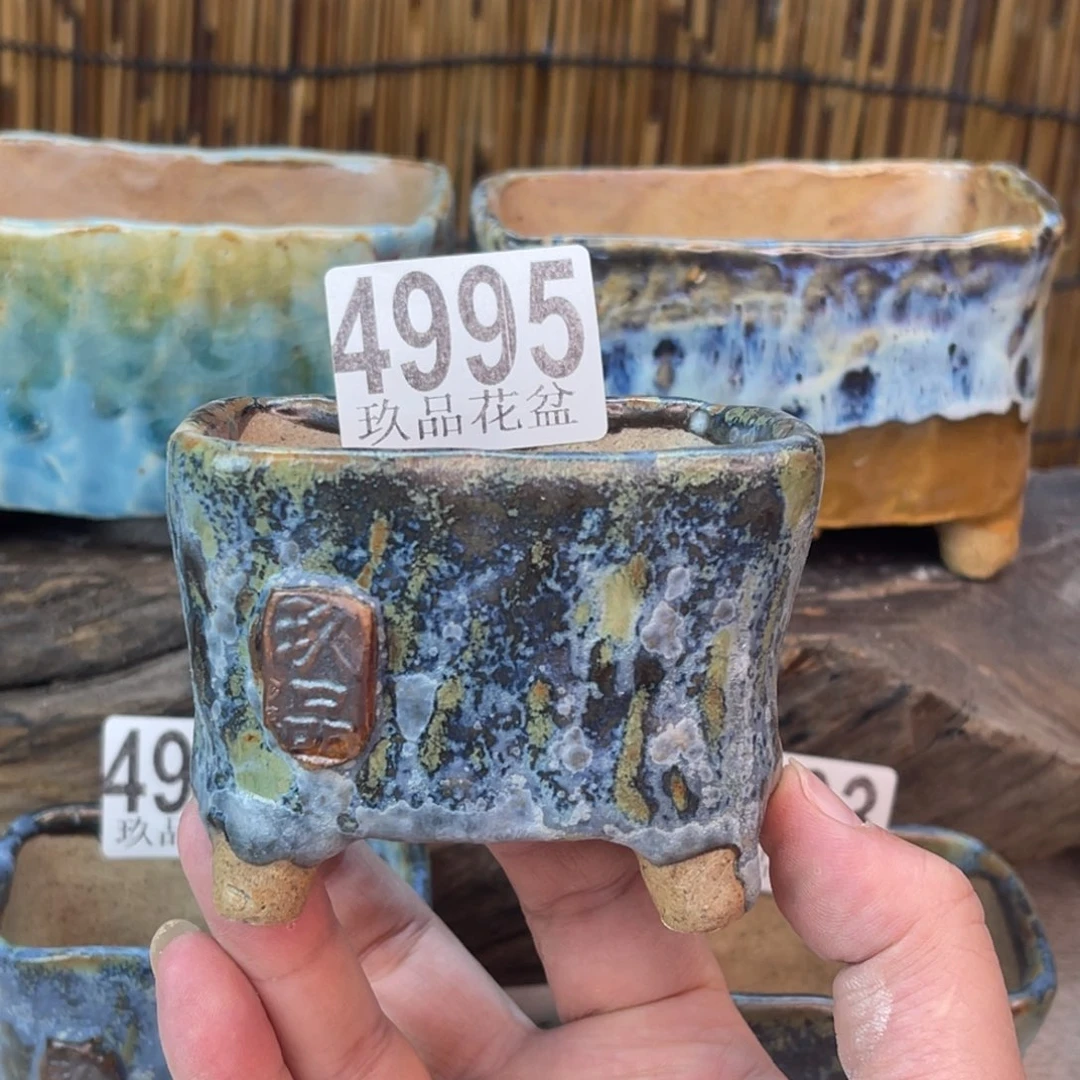 景德镇玖品陶瓷艺术创意花盆默认瑕疵