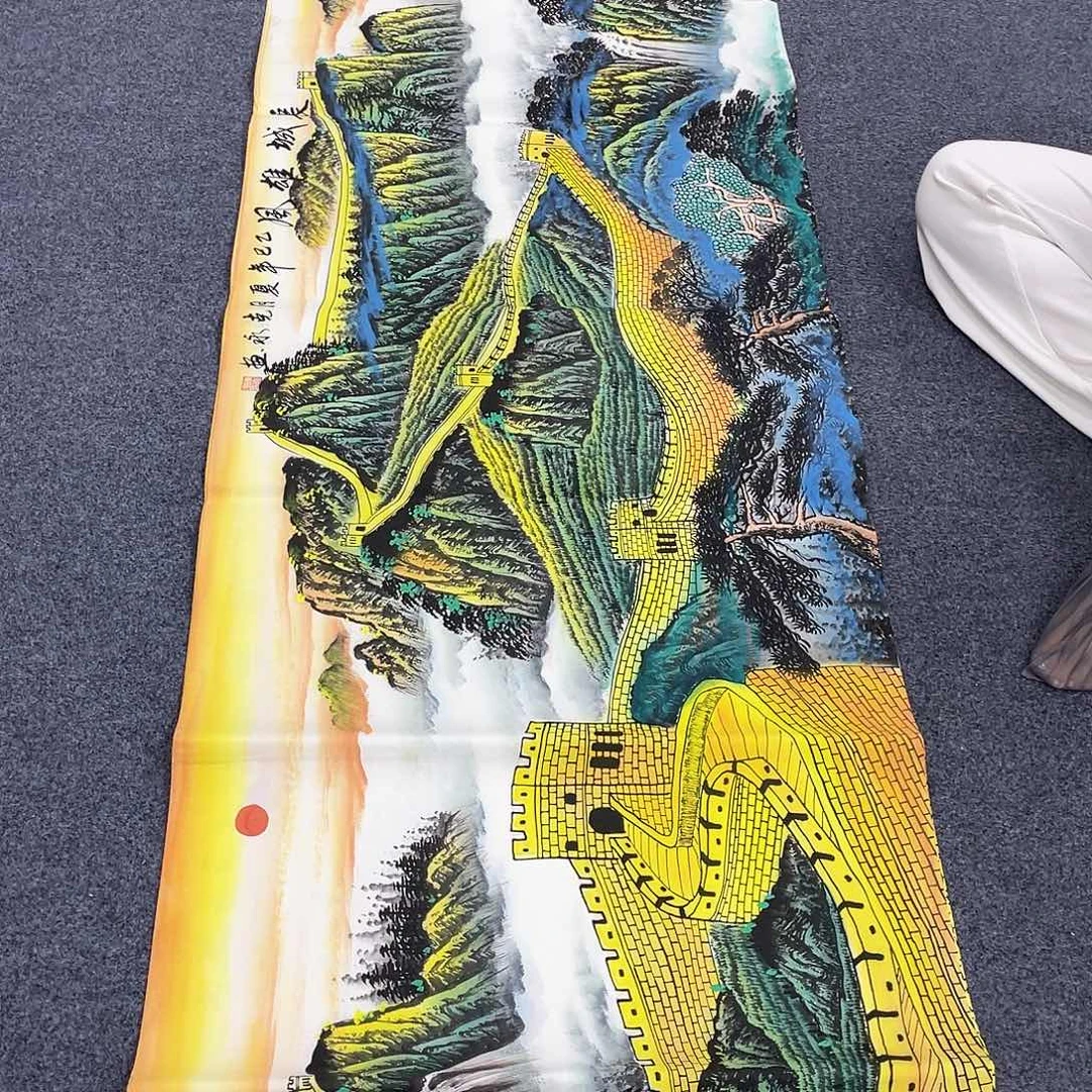 国画作品小姐姐放漏…