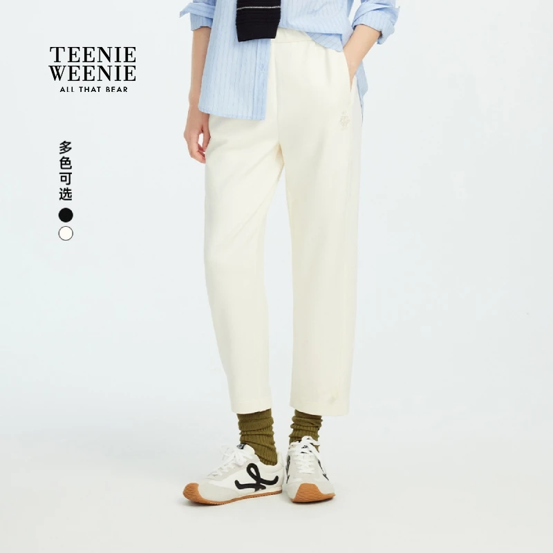 TeenieWeenie小熊女卫裤25可调节脚口宽松舒适香蕉裤TTTM257810W