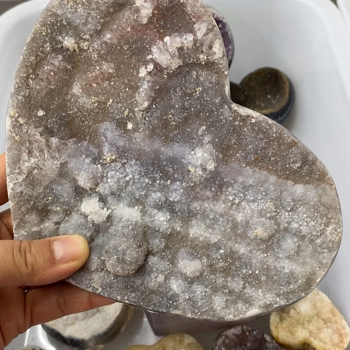 未镶嵌紫晶珠宝半成品