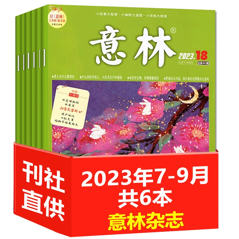 【2023年三个月打包现货速发】意林杂志初高中少年中考作文素材