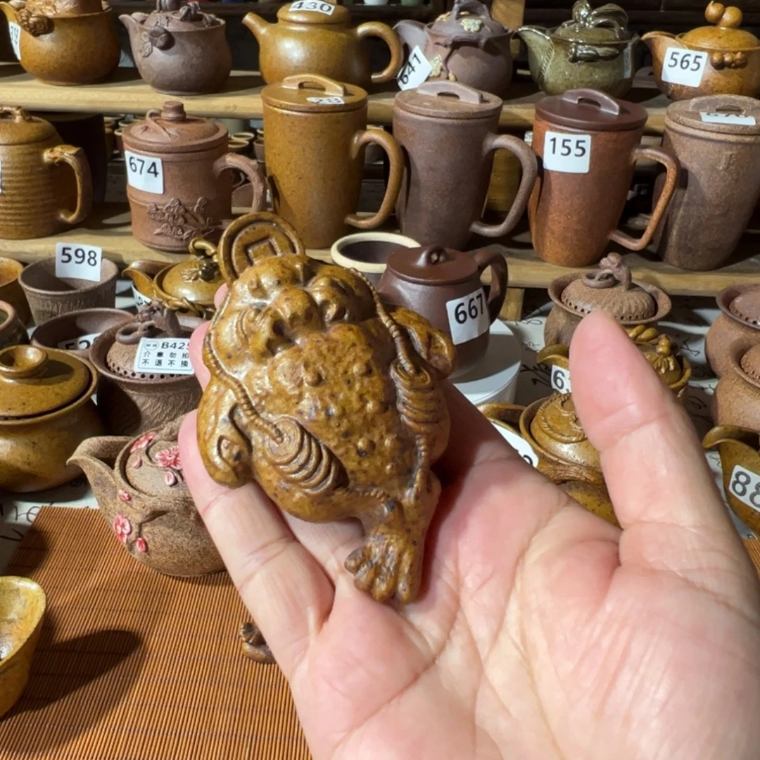 缸金蟾原谷烧高温粗瓷