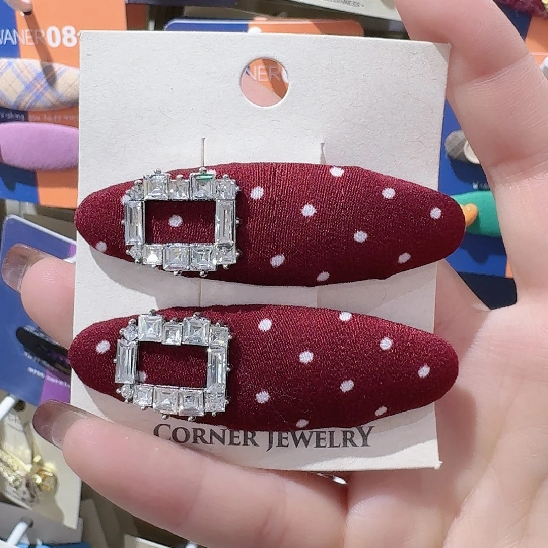 布艺非金属方钻拜拜夹