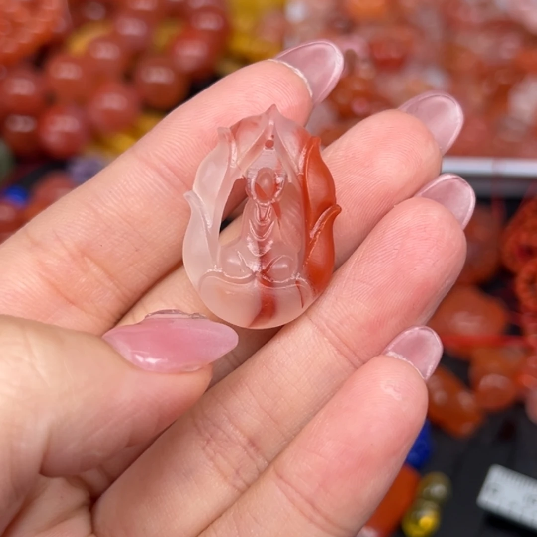 南红玛瑙未镶嵌吊坠(不含链)