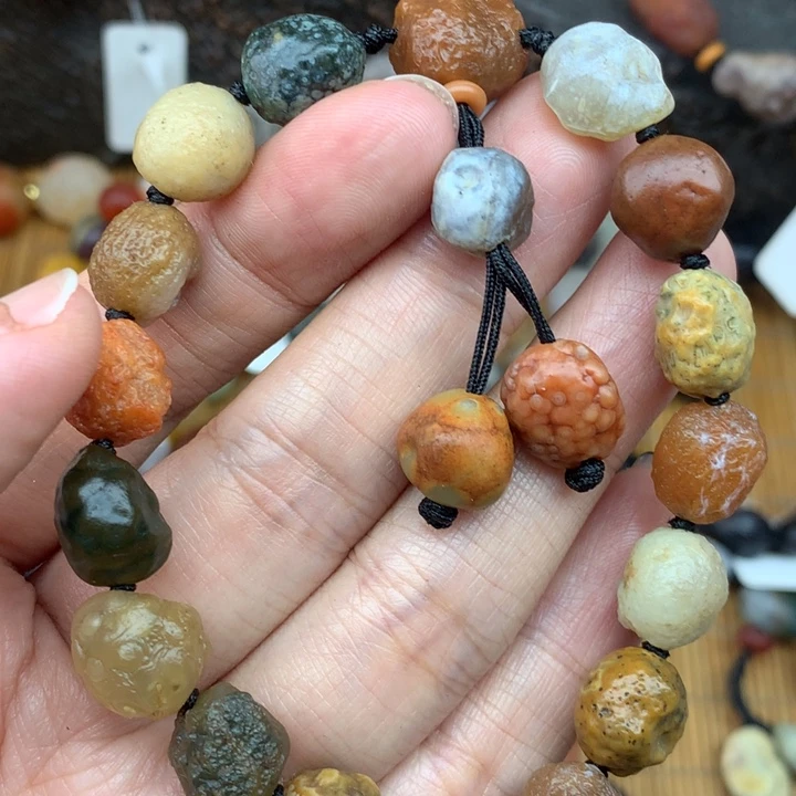 未镶嵌玛瑙/玉髓珠宝半成品