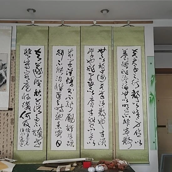 书法宋秉民。诫子书