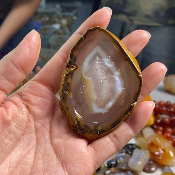 玛瑙/玉髓吊坠(不含链)未镶嵌