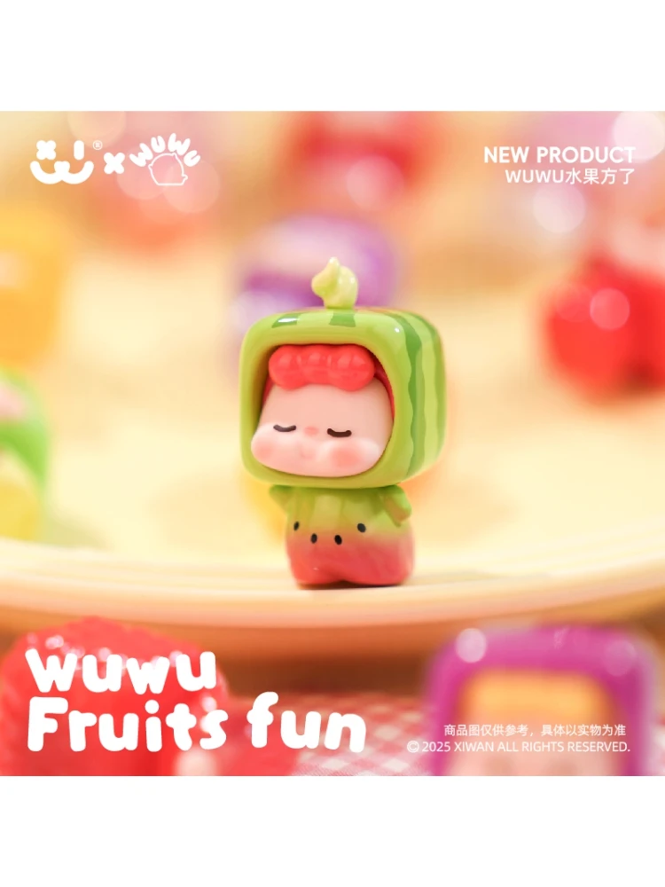【代拆】喜玩&WUWU水果方了联名系列萌粒 盲袋盲盒潮收藏摆件好物