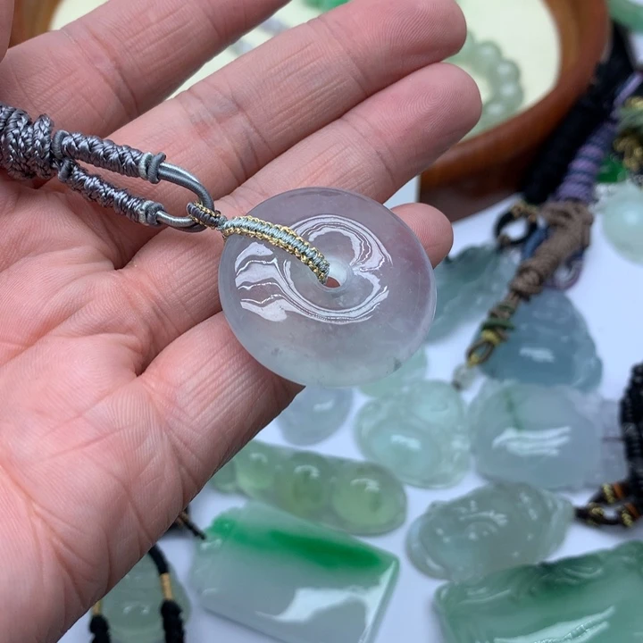 博***珈一物一图，平安扣吊坠