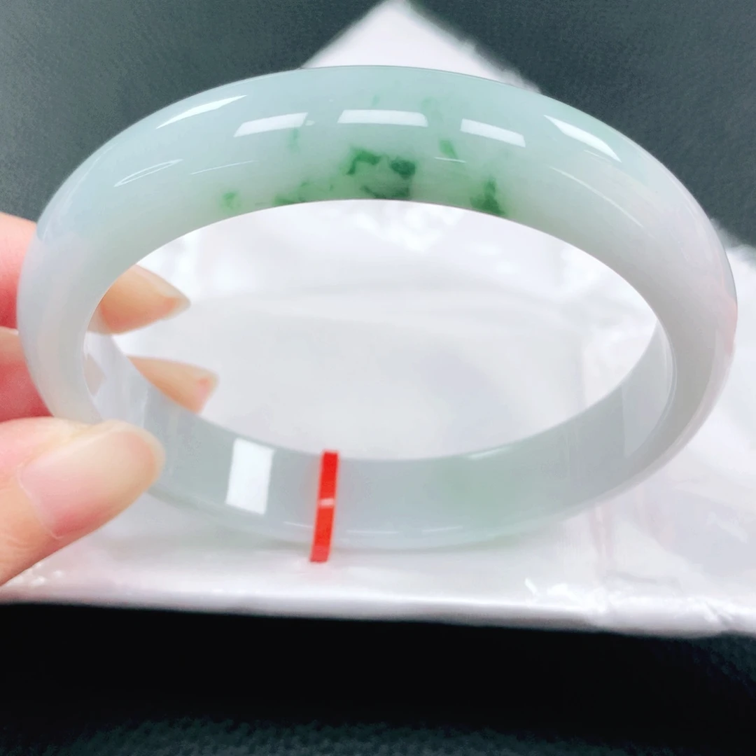 未镶嵌手镯翡翠63圈