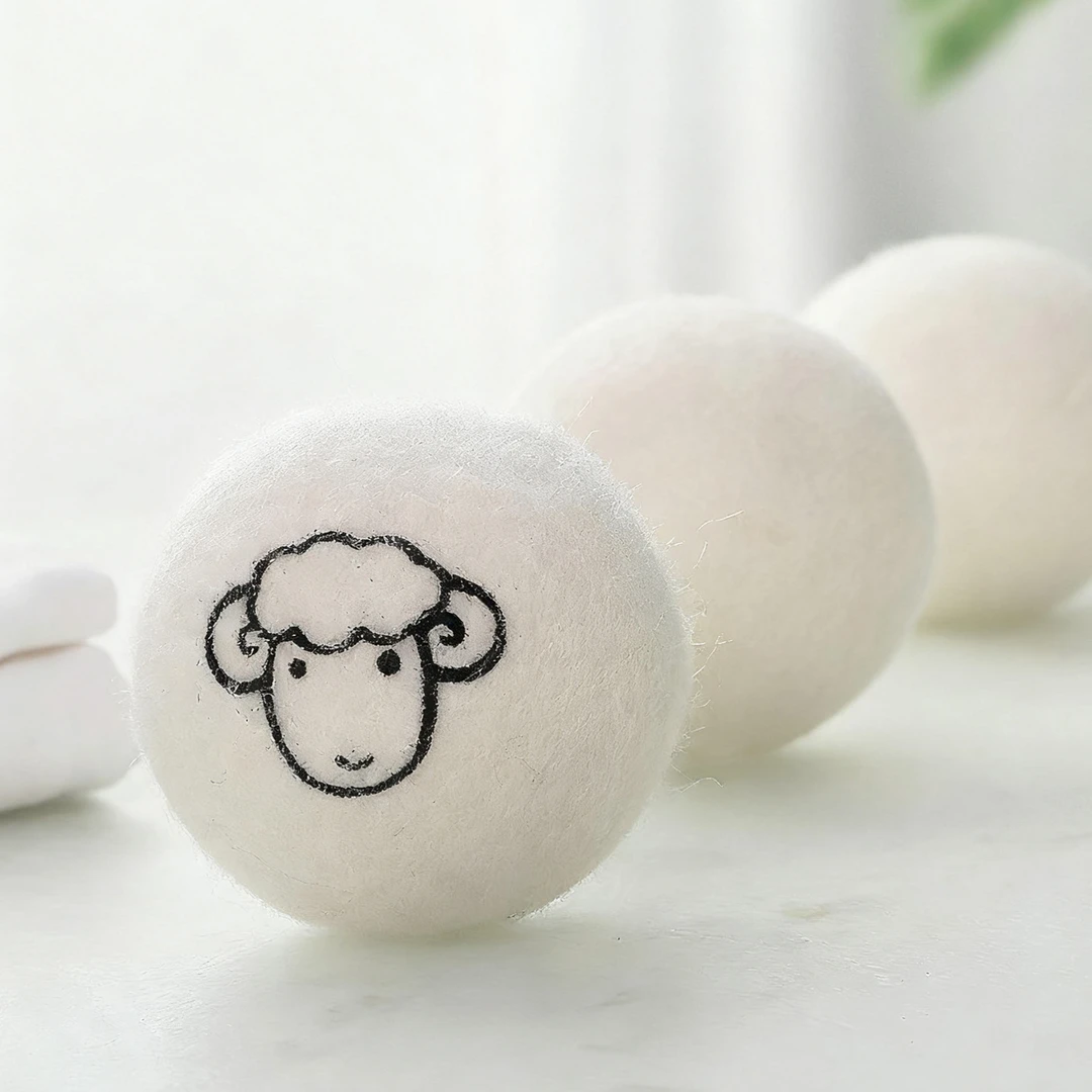 羊毛烘干球除静电防缠绕洗衣球 洗衣机干燥羊毛毡球