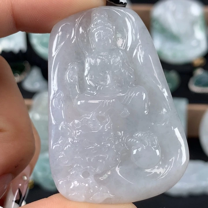 颈饰未镶嵌翡翠文殊