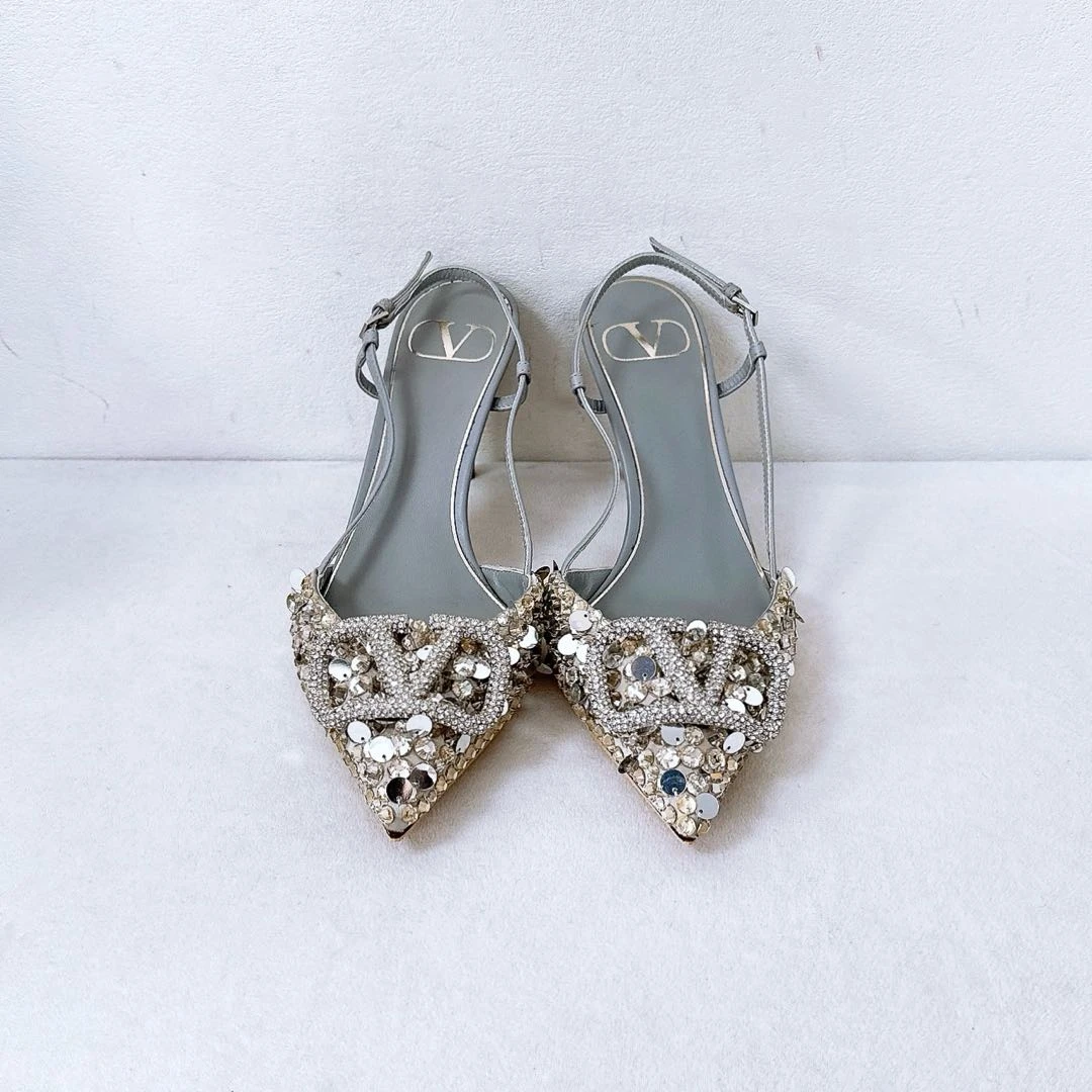 95新 Valentino/华伦天奴 高跟鞋/36.5码/Xspn6617