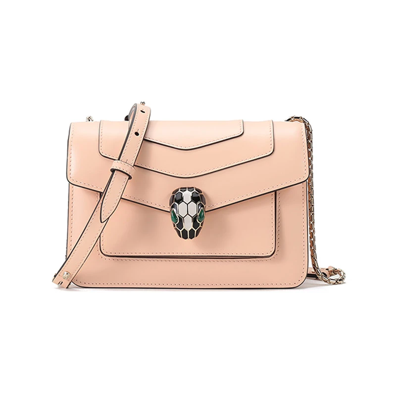 未使用 BVLGARI/宝格丽 女包 女士蛇头扣单肩斜挎包290541