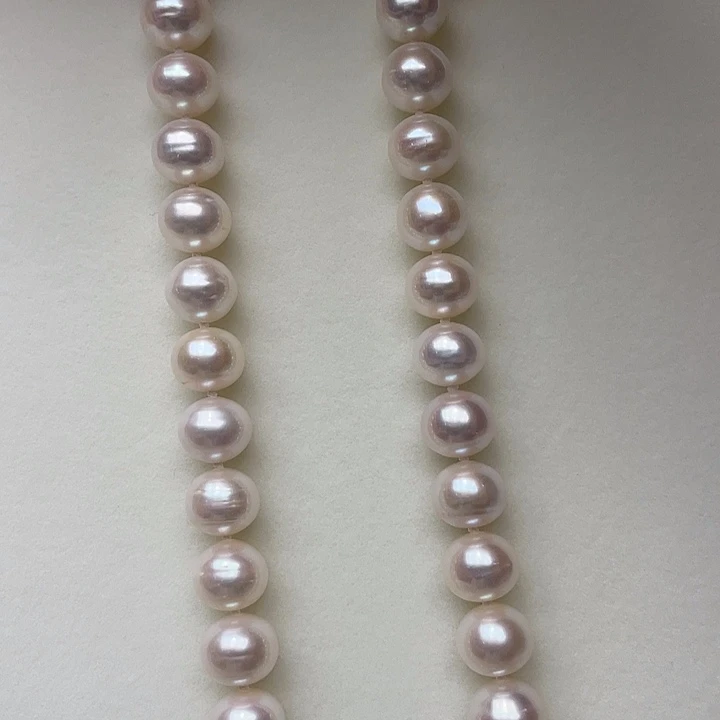 淡水珍珠未镶嵌颈饰卡10极光炫彩