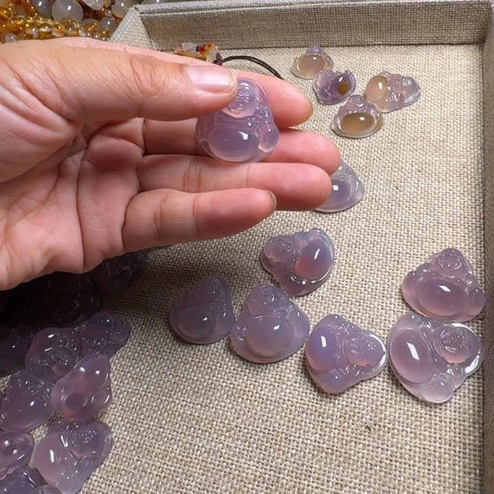 玛瑙/玉髓颈饰未镶嵌蹄*303