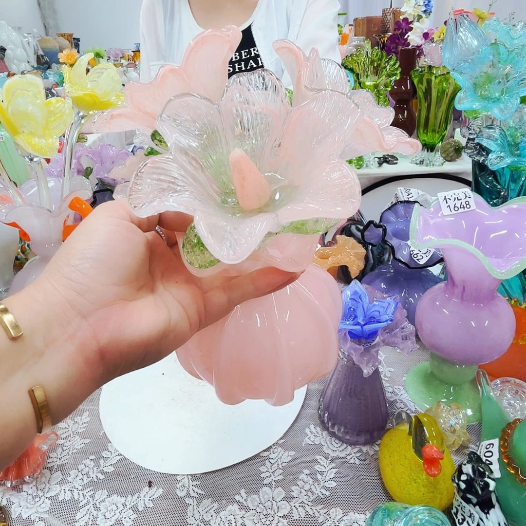 3花1瓶安妮家花瓶摆件不完美