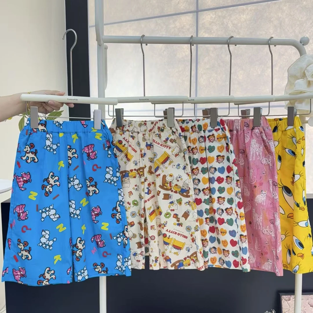 【彩虹家】2025夏款涂鸦休闲百搭套装-88375