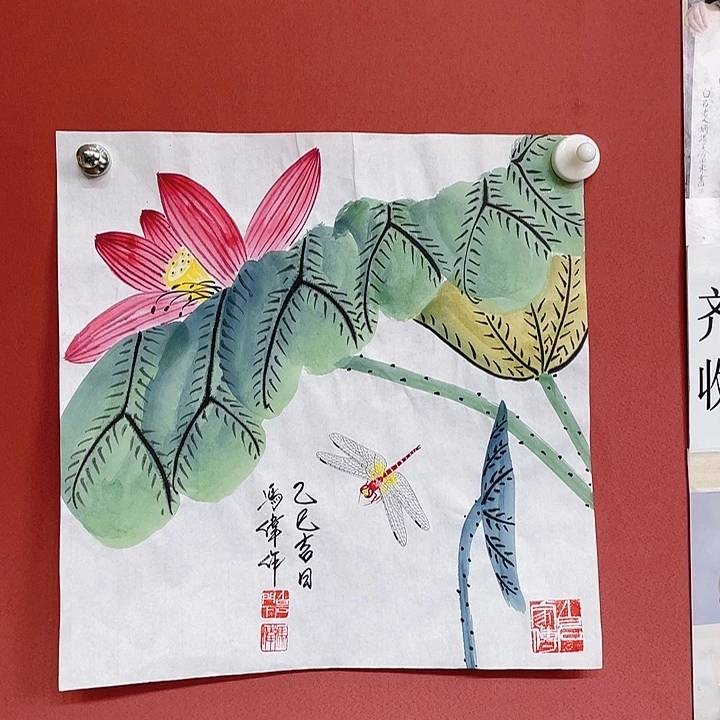 国画冯老师手绘作品