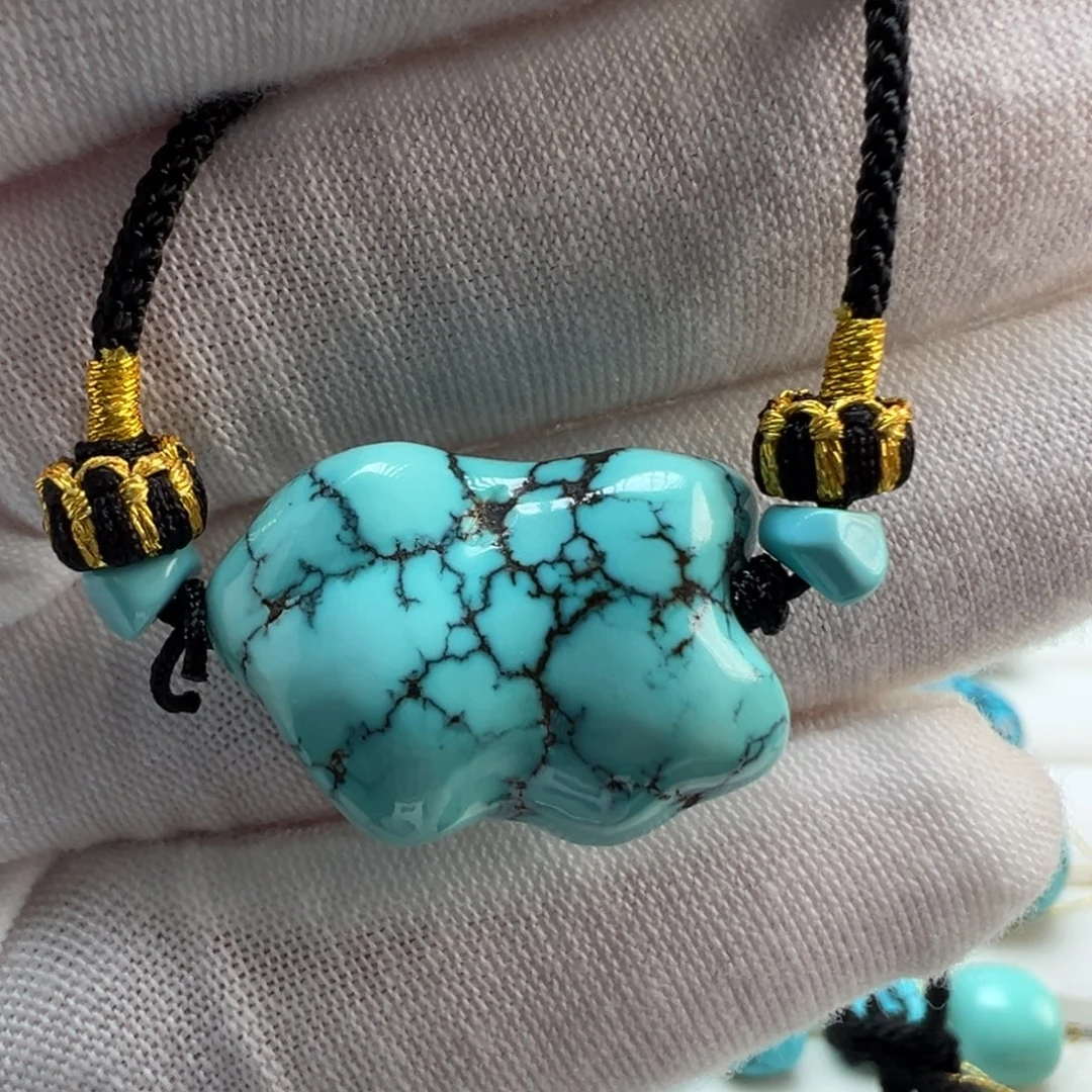 绿松石未镶嵌配饰16.2*22.3