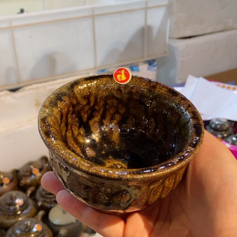 【闪购商品】微瑕福利沉香木茶碗180cc