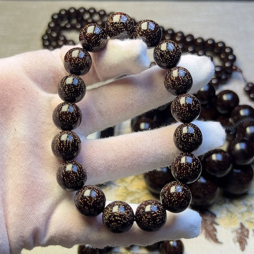 于***@檀香紫檀（小叶紫檀）1.2 17颗爆星