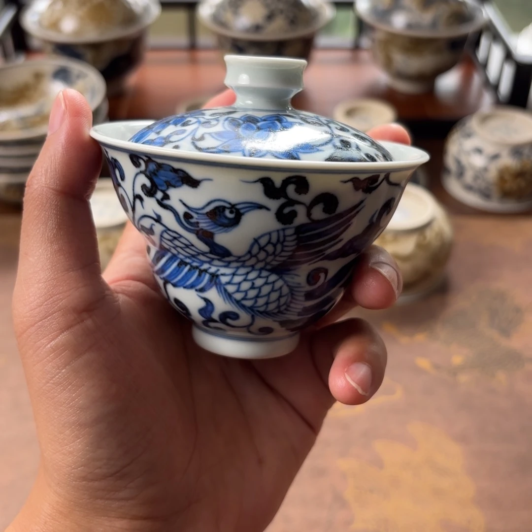 摆件景德镇手绘茶器