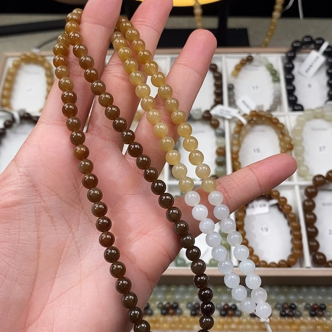 和田玉未镶嵌手链