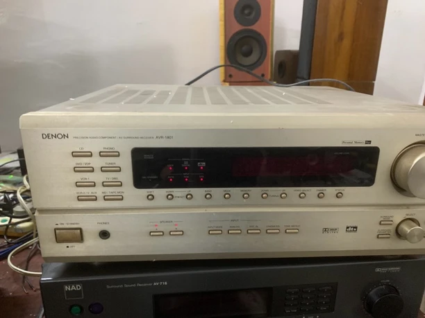 9新 Denon/天龙 二手天龙故障功放机，不退不包邮