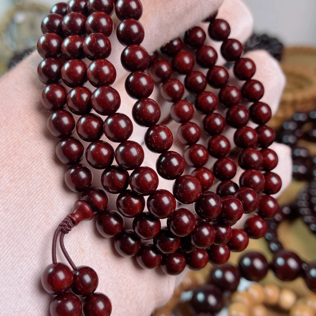 以***太小叶紫檀手串/手链