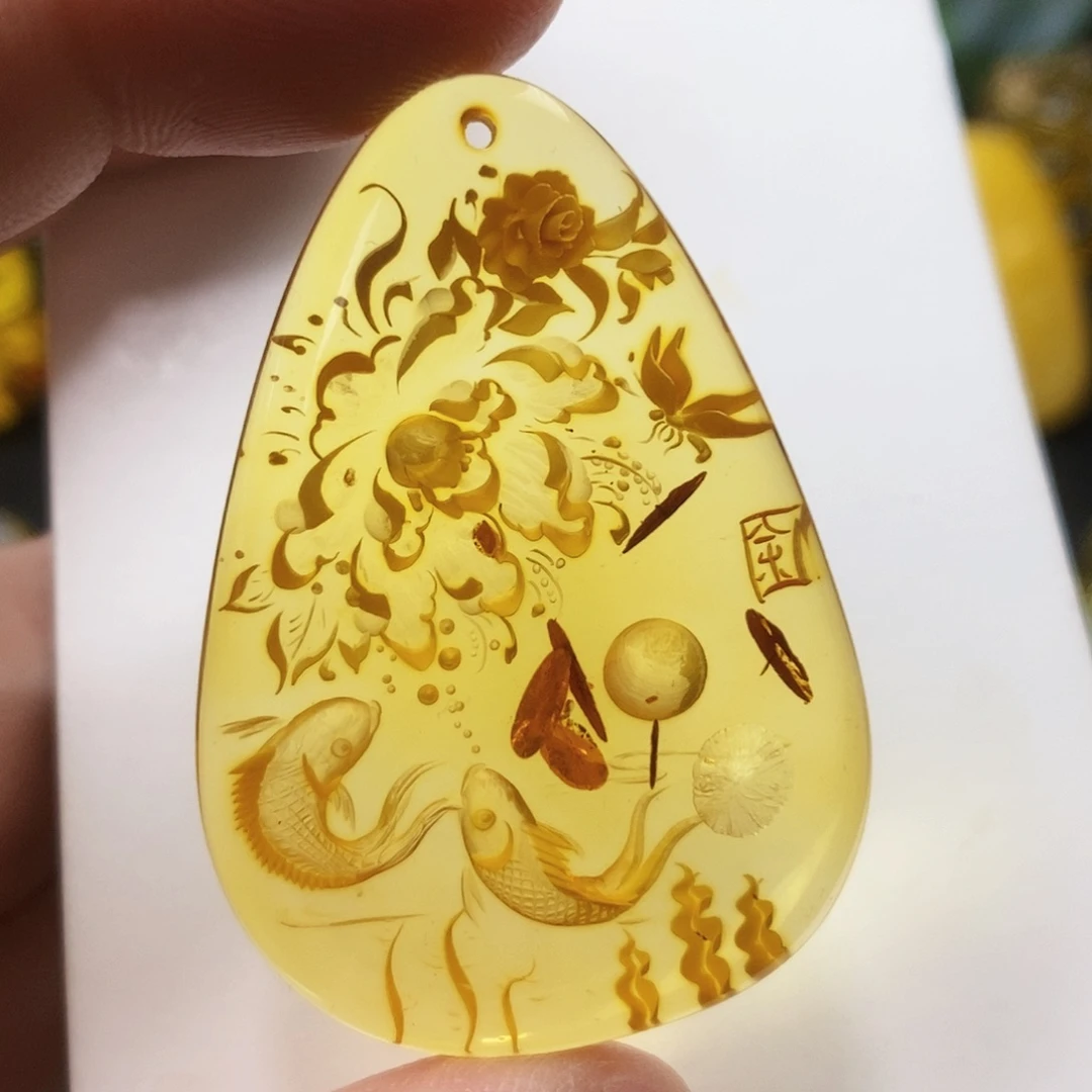 【闪购商品】未镶嵌颈饰金珀