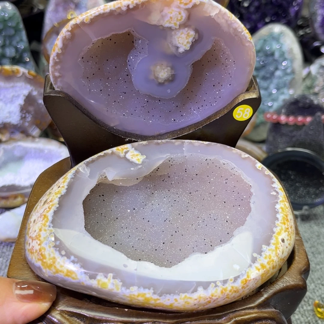 紫晶摆件未镶嵌水晶