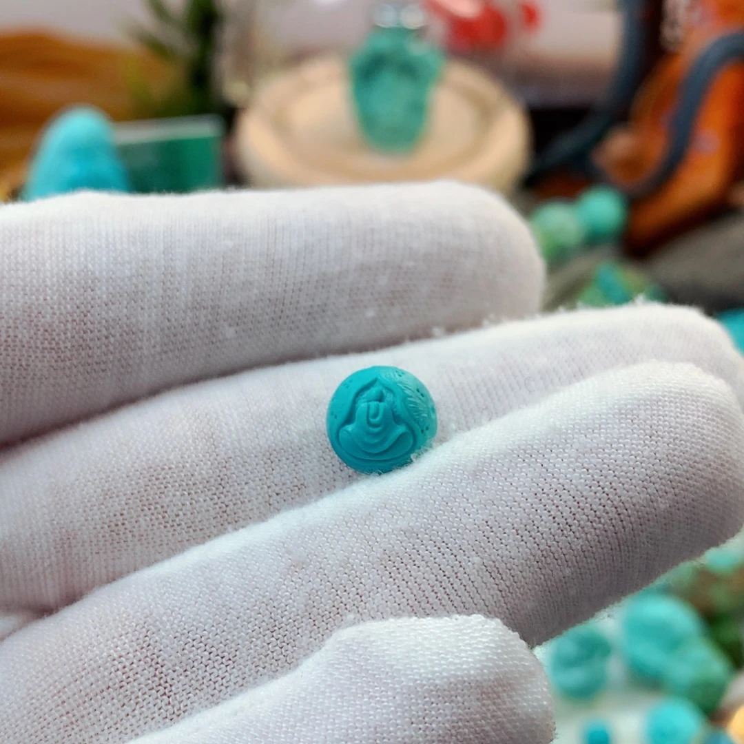 绿松石未镶嵌珠宝半成品