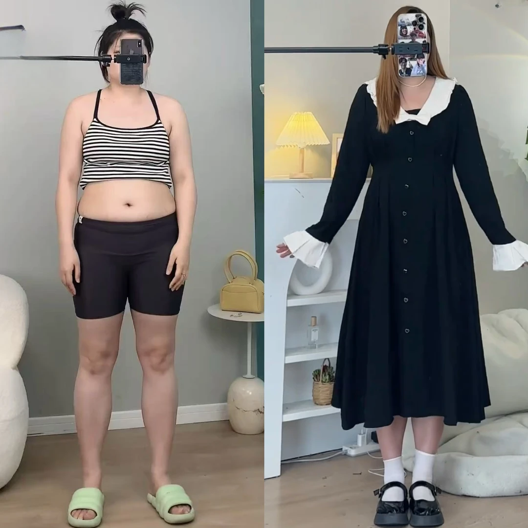 法式蝴蝶结V领连衣裙秋季大码胖mm收腰显瘦长裙气质高级感小黑裙