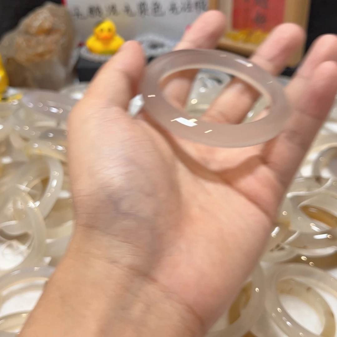 手镯玛瑙/玉髓未镶嵌小**-266