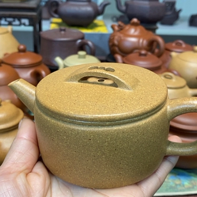 【闪购商品】紫砂茶壶黄金段半手工