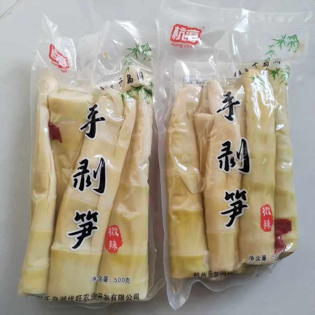 杭淳（大笋肉微辣口味）鲜脆爽口开袋即食去皮笋肉500克
