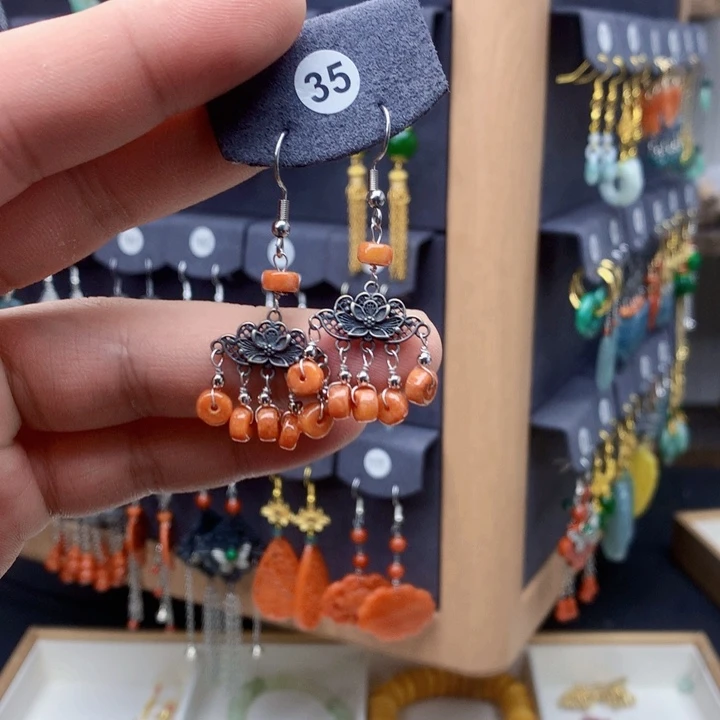 未镶嵌翡翠耳饰耳饰