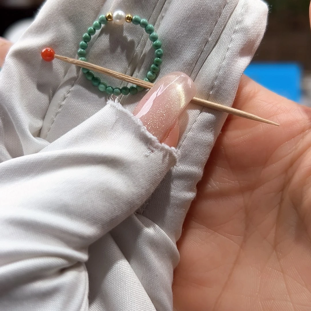 南红玛瑙未镶嵌03小米戒圈放漏卡2+