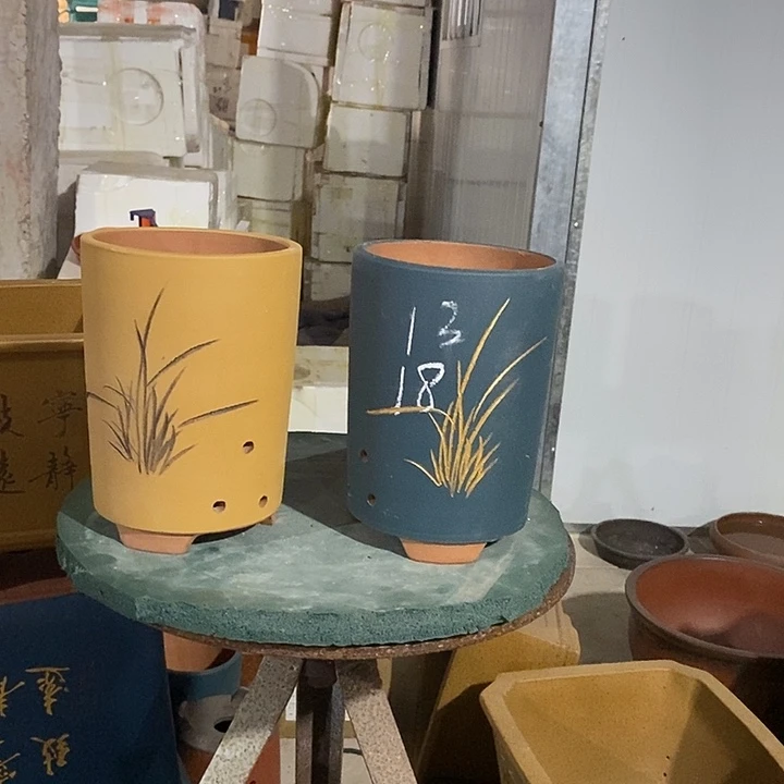 紫砂花盆紫砂花盆