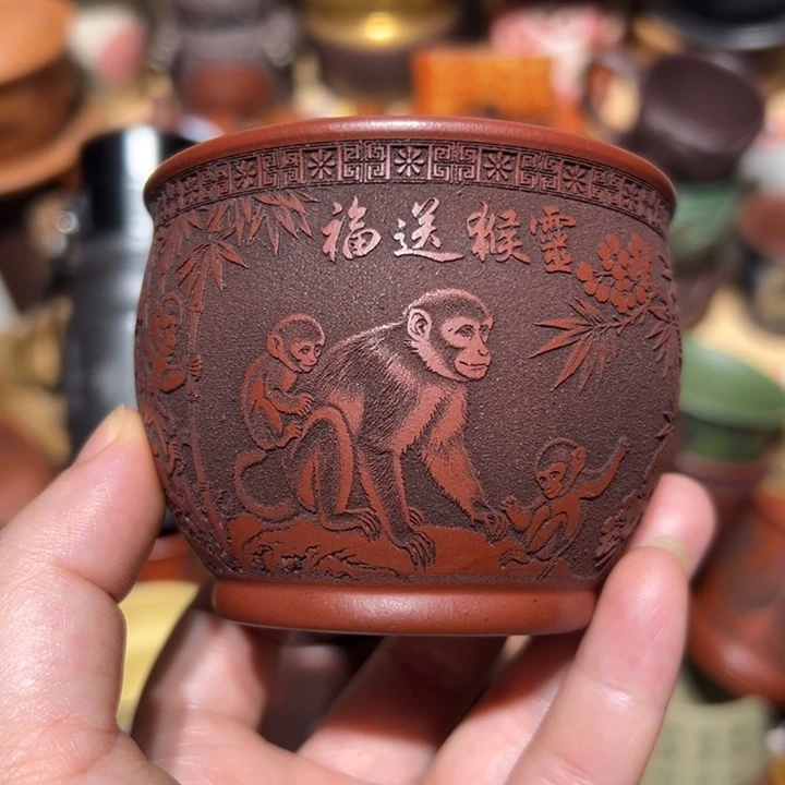 茶杯紫砂宜兴紫砂主人杯