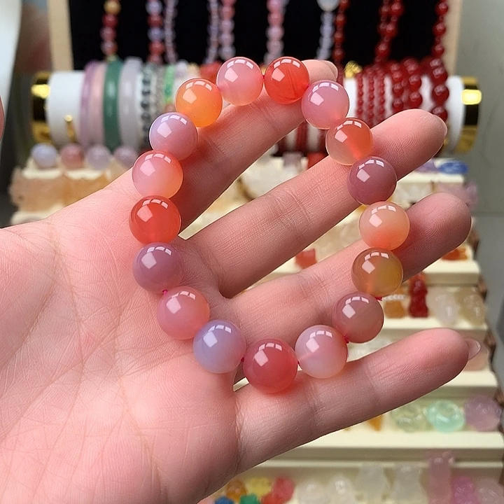 玛瑙/玉髓合金颈饰