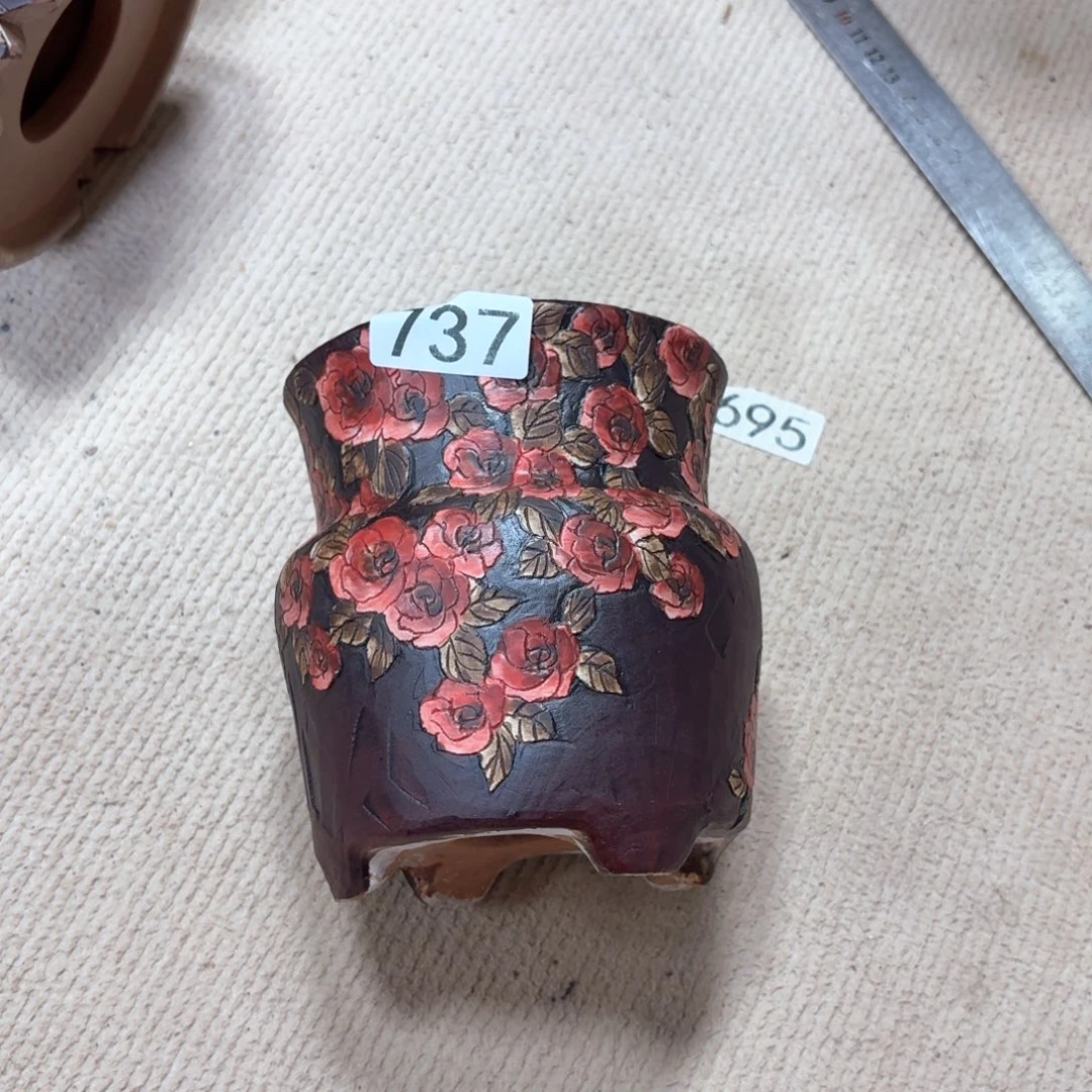 ****i紫砂花盆陶瓷多肉花盆精品