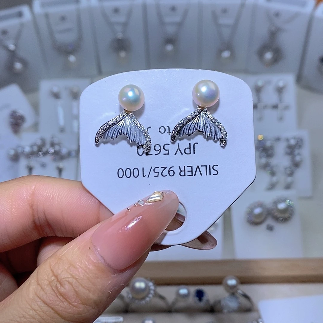 未镶嵌耳饰淡水珍珠