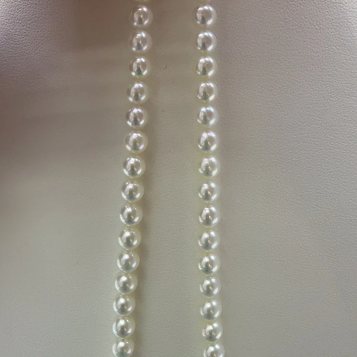 海水珍珠银S925镶嵌颈饰6-6.5mm